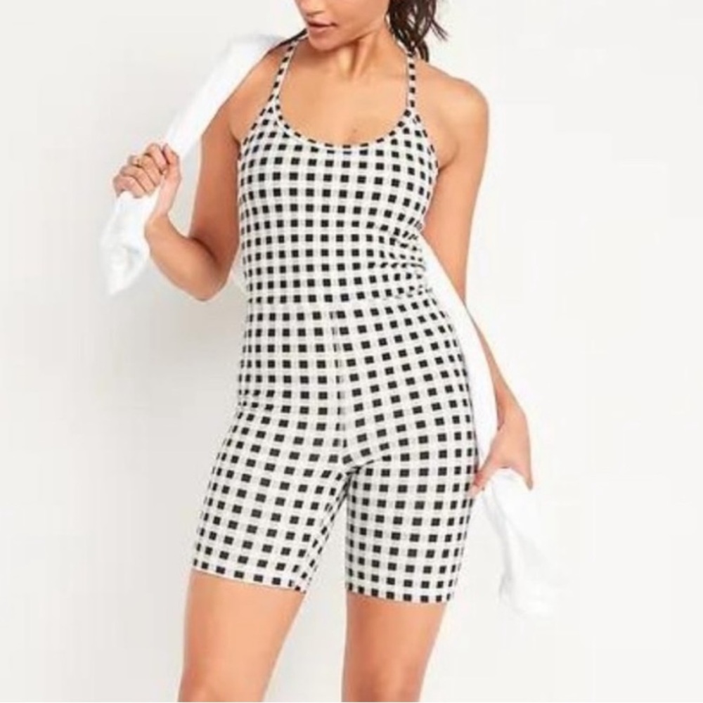 Old Navy Gingham Active Romper